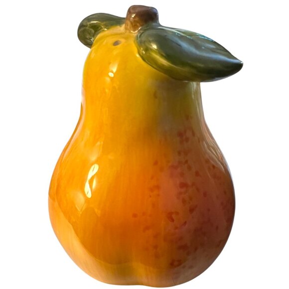 Vintage Ceramic Pear & Eggplant Salt and Pepper Shaker Set - Picture 4 of 8